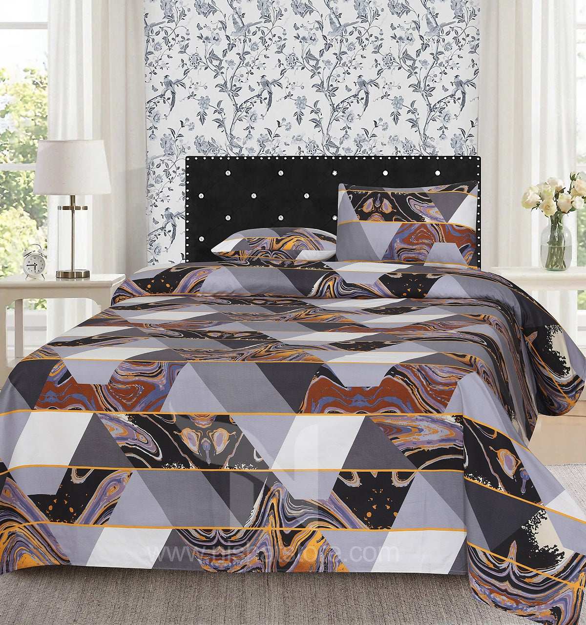 Double Bed Sheet Design NC-C 6087 - Nishat Creative Store