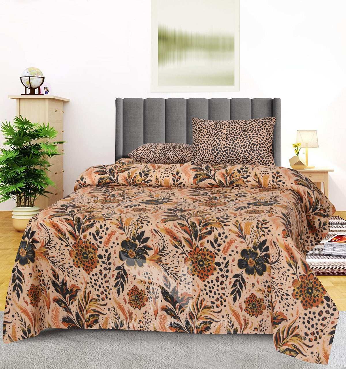 Double Bed Sheet Design NC-C 7044 - Nishat Creative Store