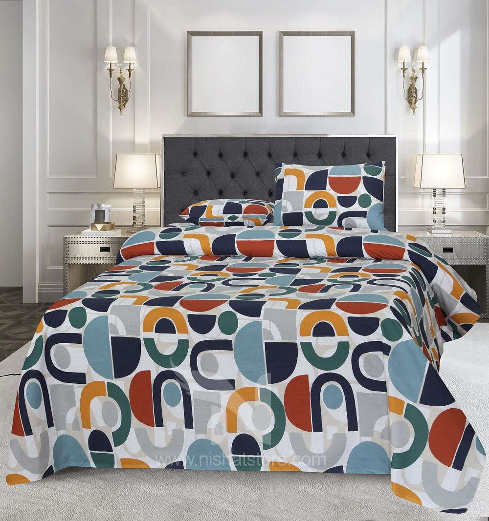 Double Bed Sheet Design NC-C 7060 - Nishat Creative Store