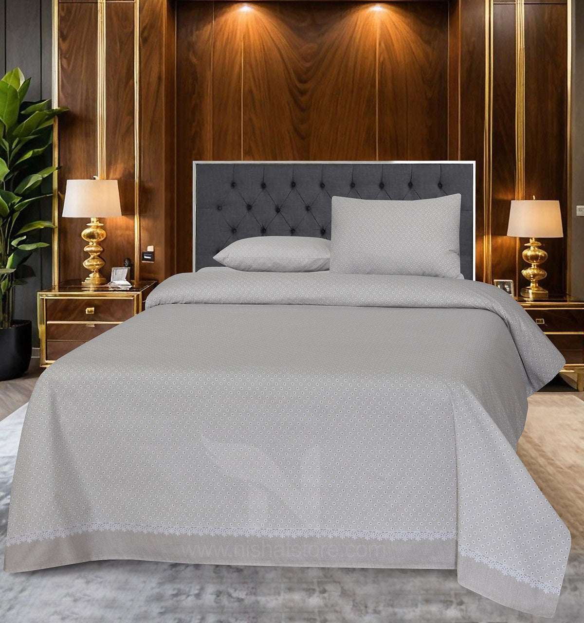 Double Bed Sheet Design NC-C 7100 - Nishat Creative Store