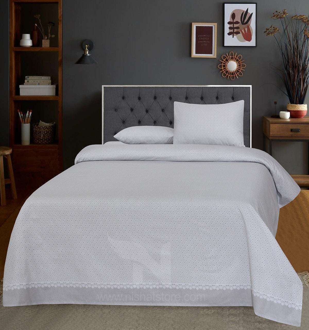 Double Bed Sheet Design NC-C 7108 - Nishat Creative Store