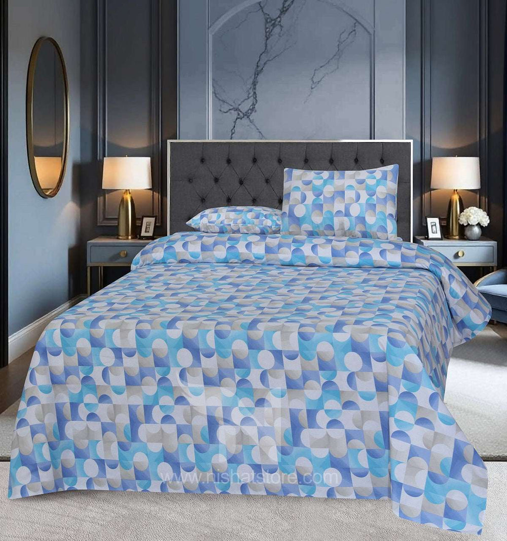 Double Bed Sheet Design NC-C 7114 - Nishat Creative Store