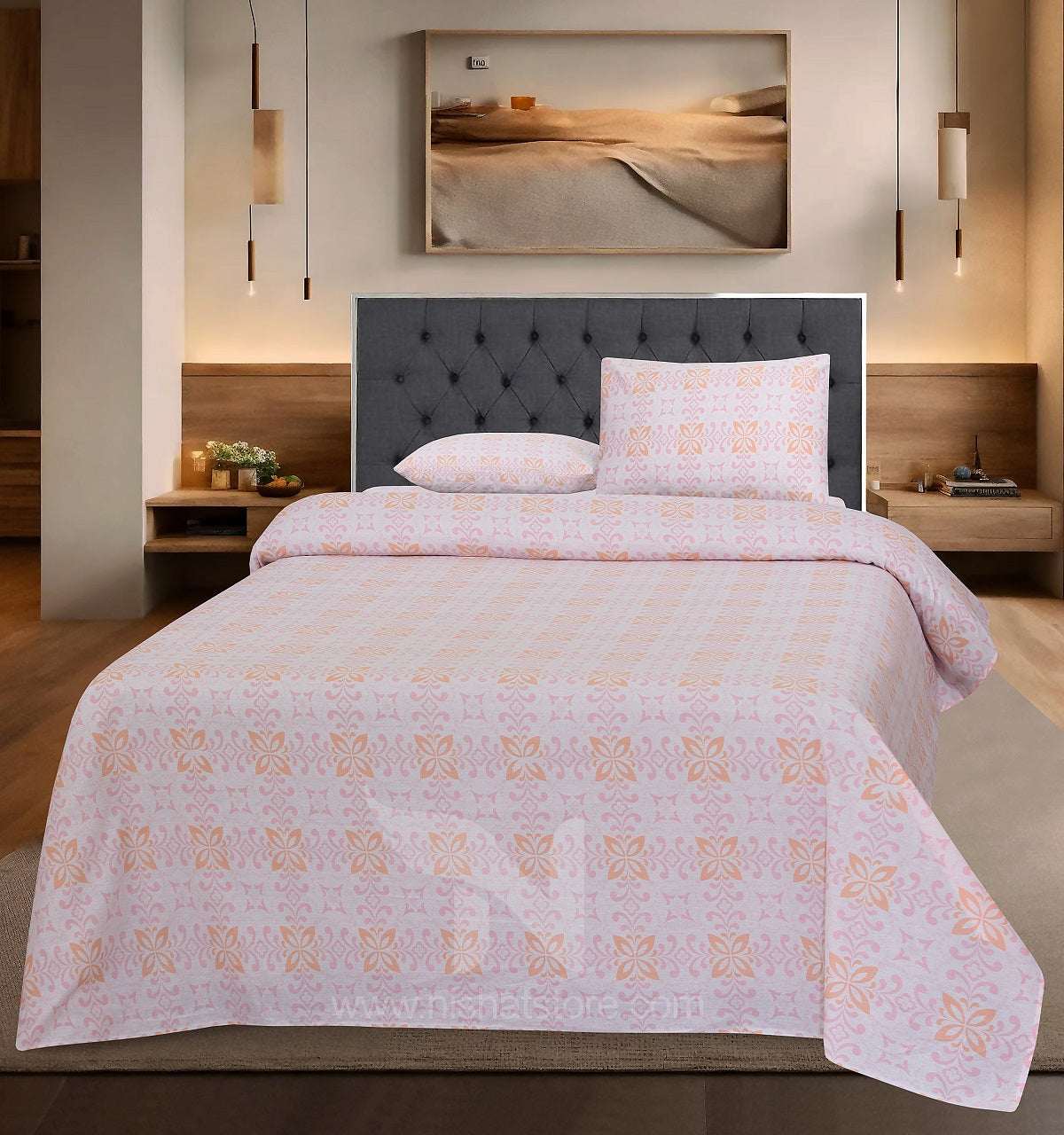 Double Bed Sheet Design NC-C 7138 - Nishat Creative Store