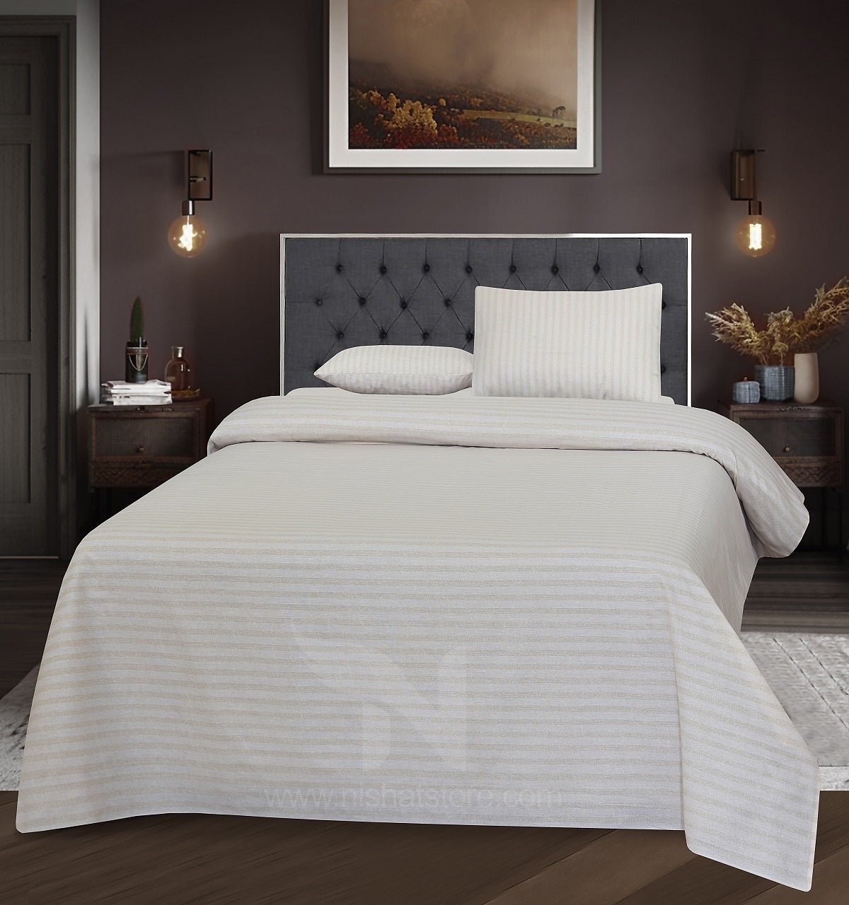Double Bed Sheet Design NC-C 7150 - Nishat Creative Store