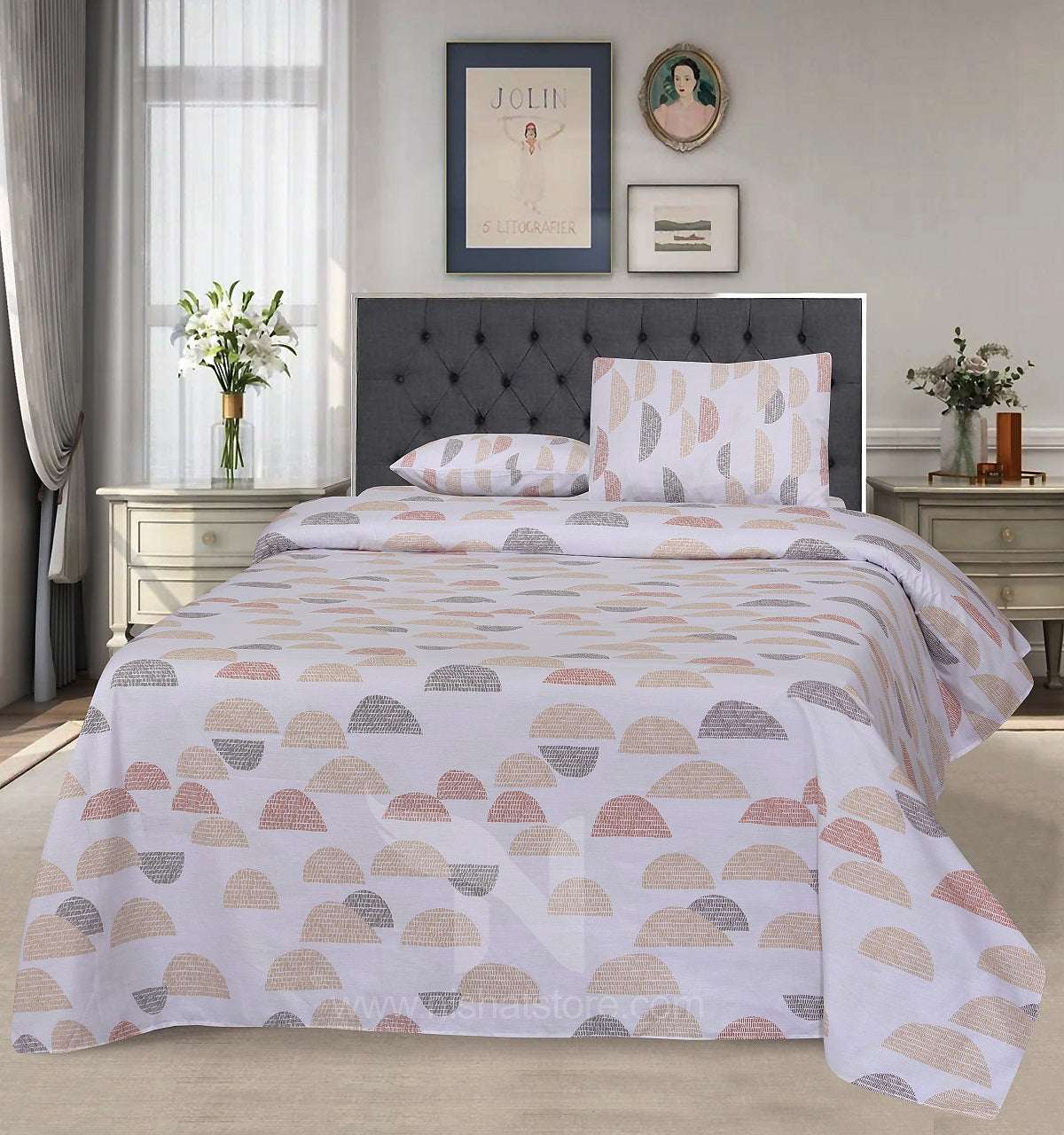 Double Bed Sheet Design NC-C 7157 - Nishat Creative Store