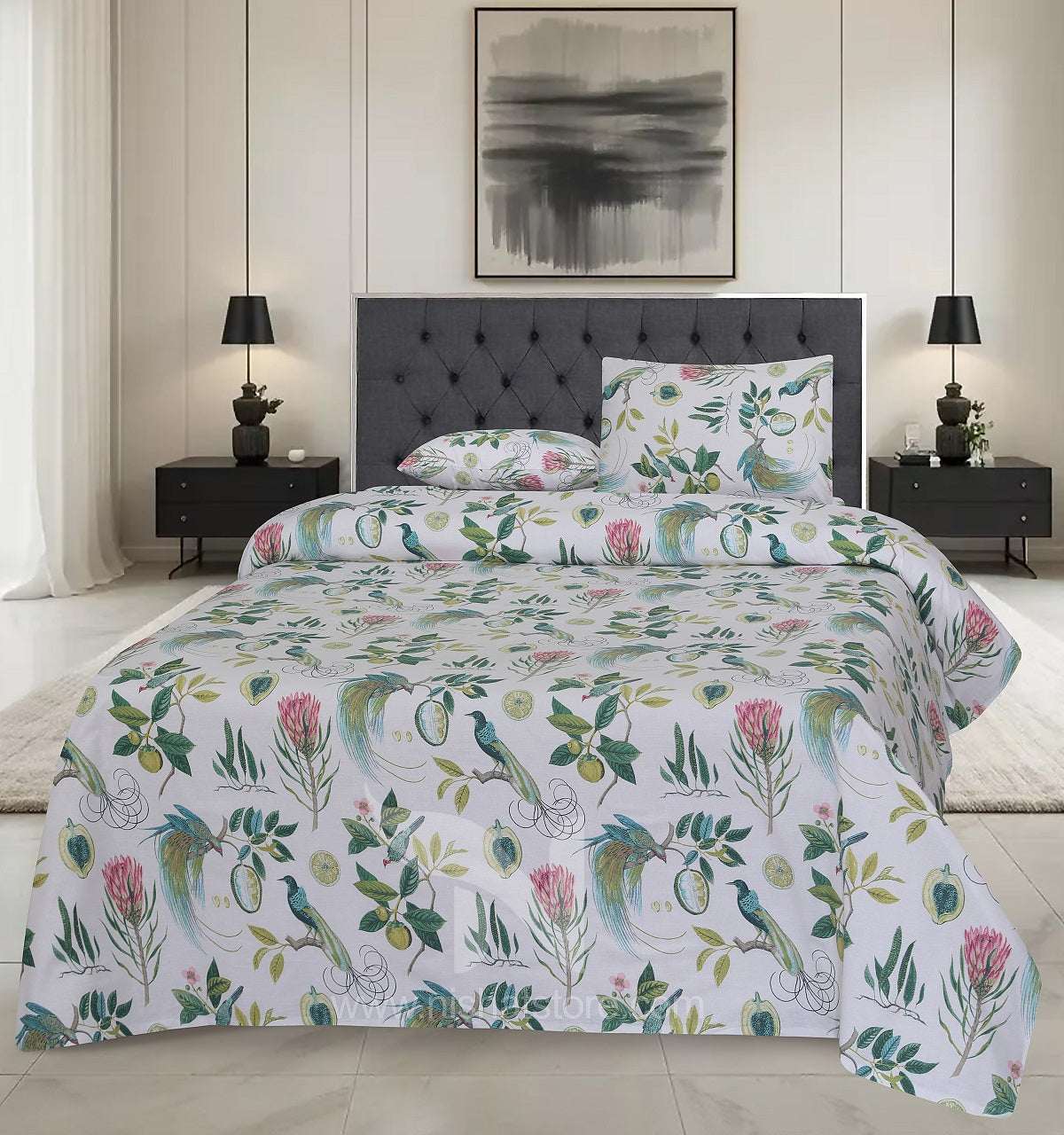 Double Bed Sheet Design NC-C 7164 - Nishat Creative Store