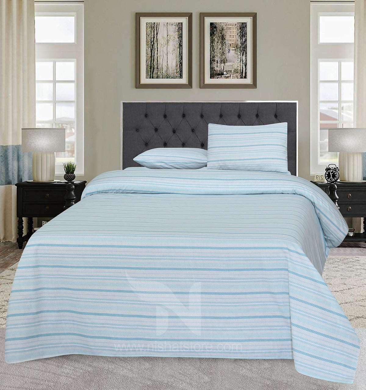 Double Bed Sheet Design NC-C 7166 - Nishat Creative Store