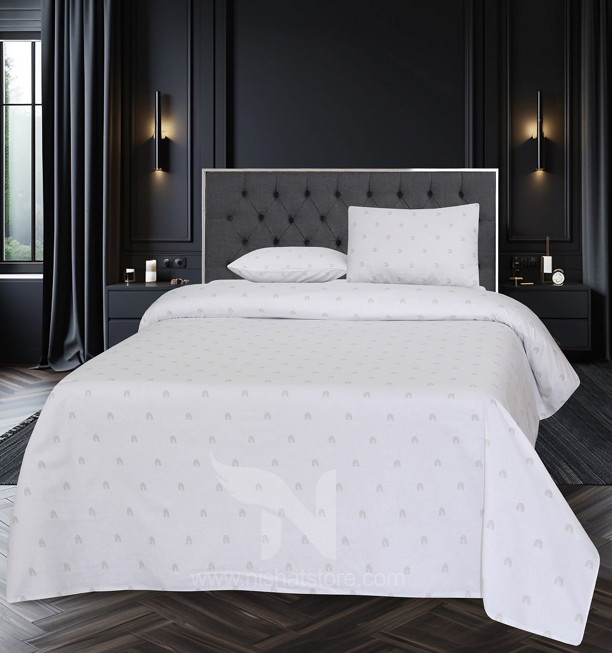 Double Bed Sheet Design NC-C 7169 - Nishat Creative Store
