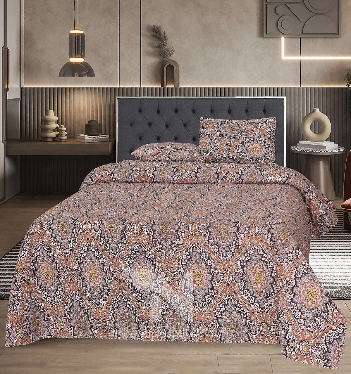 Double Bed Sheet Design NC-C 7175 - Nishat Creative Store