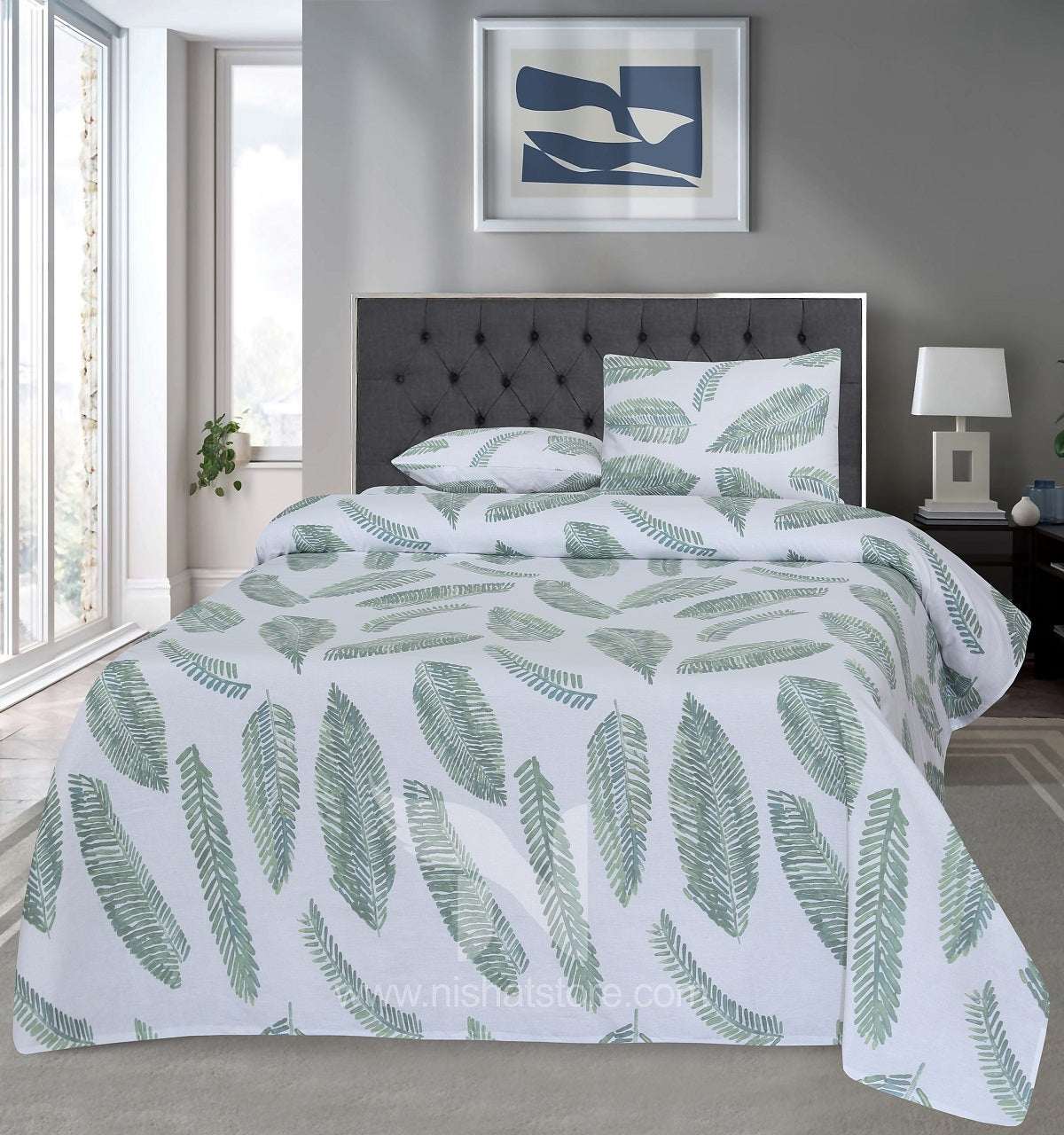 Double Bed Sheet Design NC-C 7189 - Nishat Creative Store