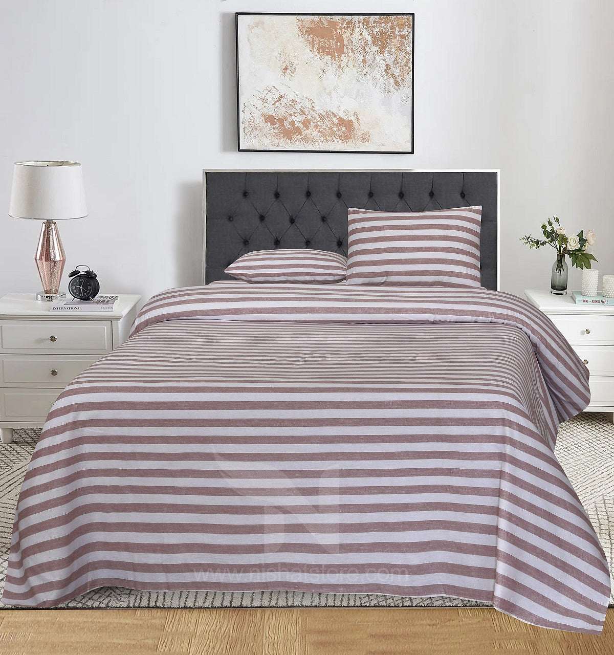 Double Bed Sheet Design NC-C 7244 - Nishat Creative Store