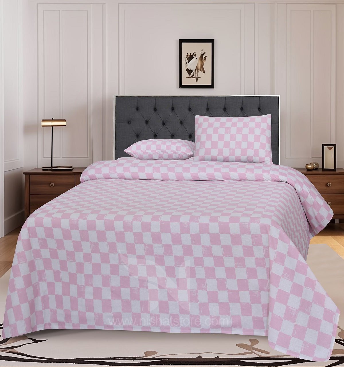 Double Bed Sheet Design NC-C 7269 - Nishat Creative Store