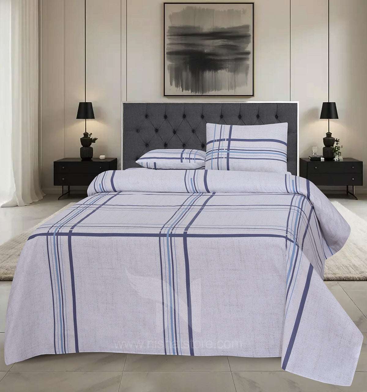 Double Bed Sheet Design NC-C 7274 - Nishat Creative Store