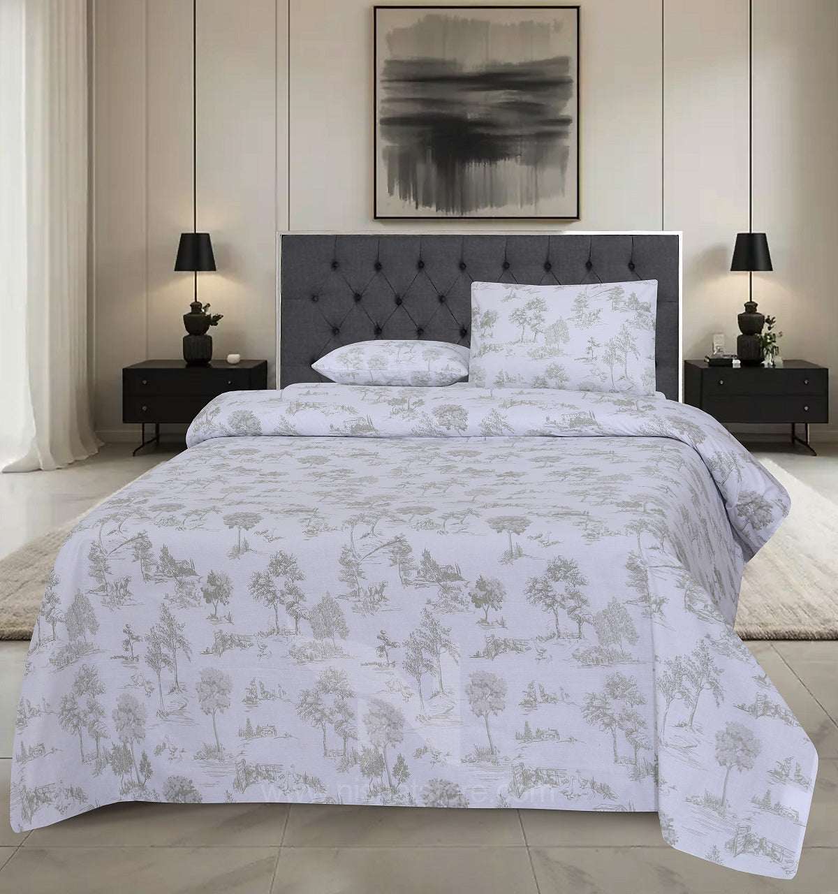 Double Bed Sheet Design NC-C 7275 - Nishat Creative Store