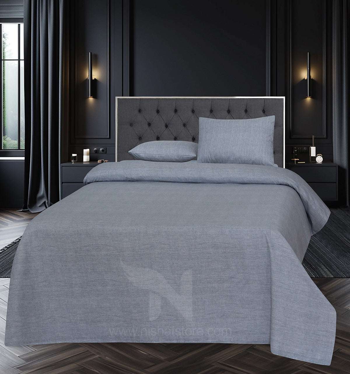 Double Bed Sheet Design NC-C 7285 - Nishat Creative Store