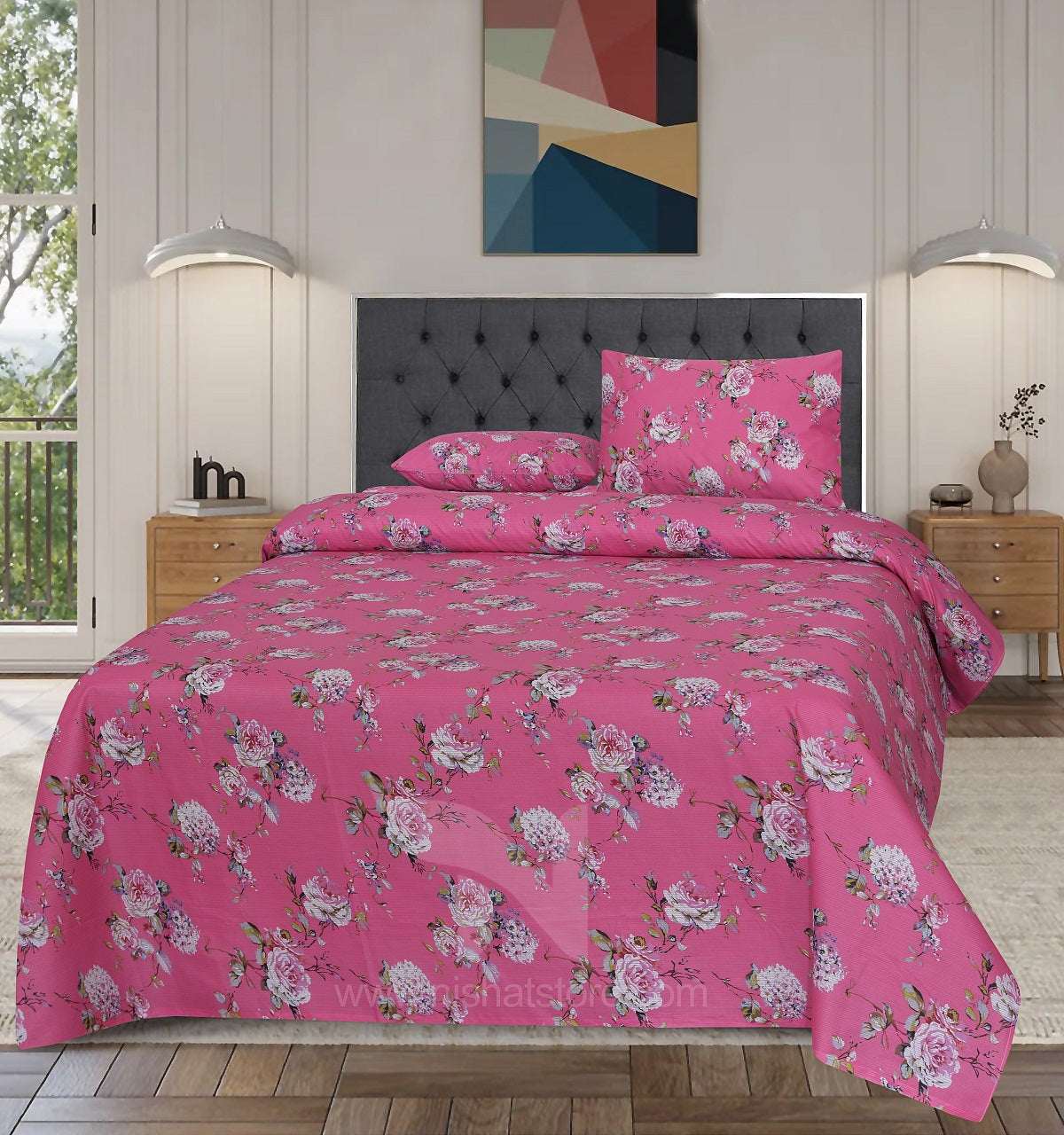 Double Bed Sheet Design NC-C 7290 - Nishat Creative Store