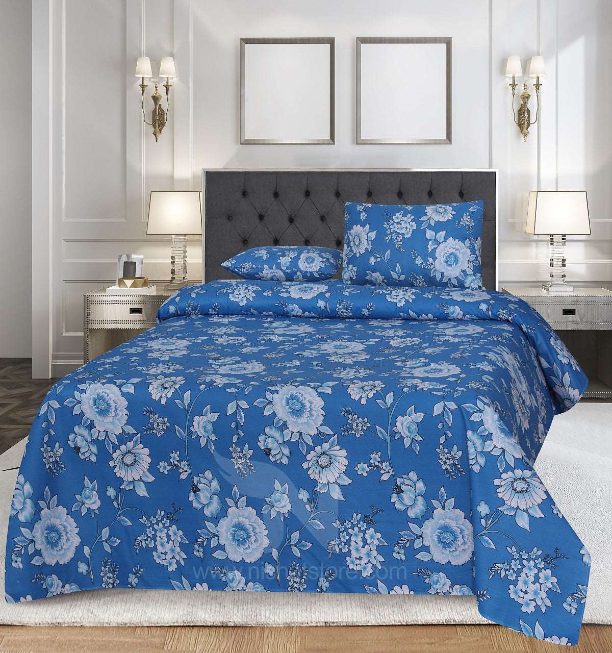 Double Bed Sheet Design NC-C 7293 - Nishat Creative Store