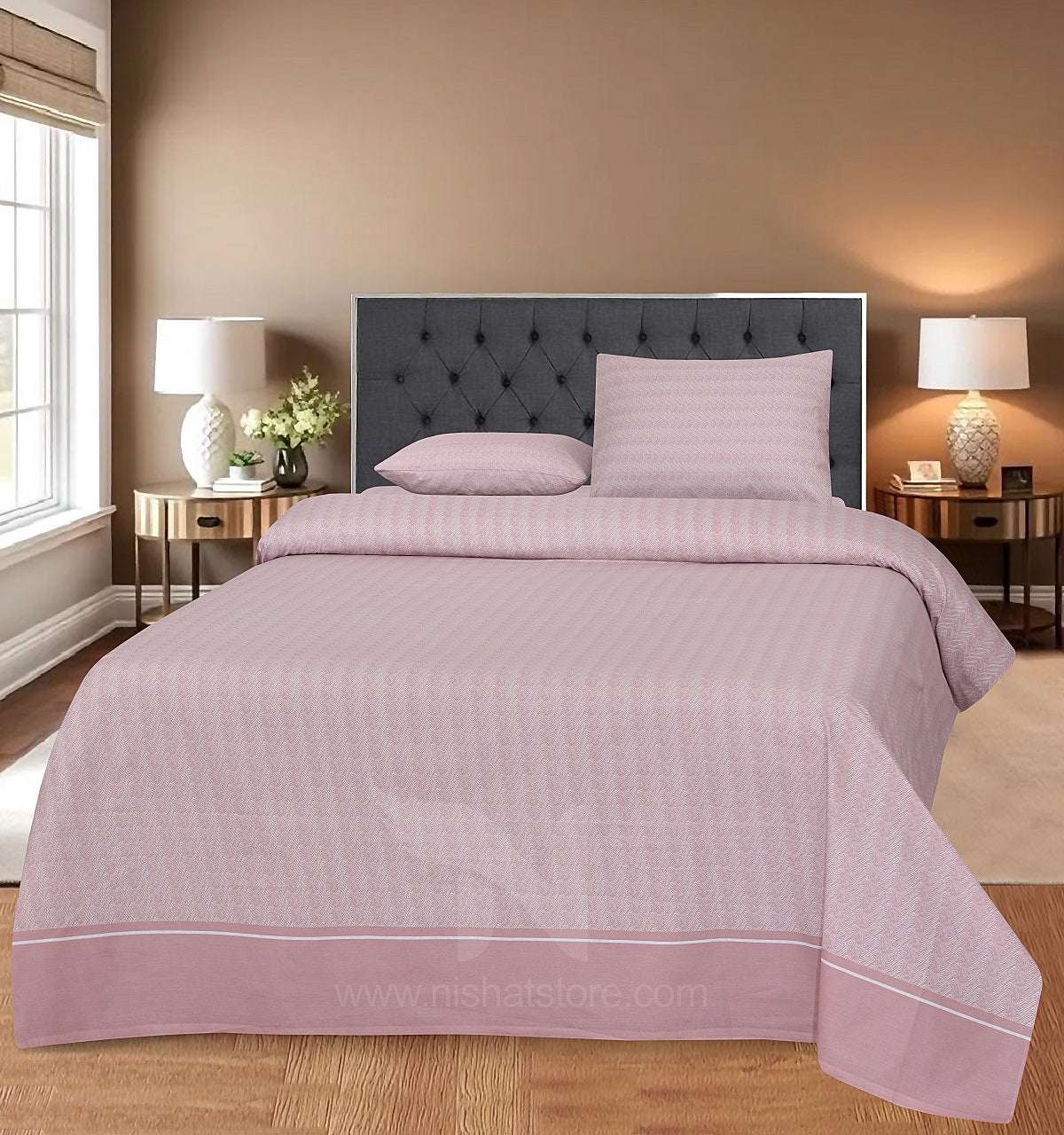 Double Bed Sheet Design NC-C 7303 - Nishat Creative Store