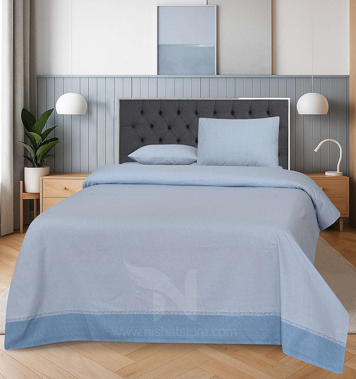 Double Bed Sheet Design NC-C 7308 - Nishat Creative Store