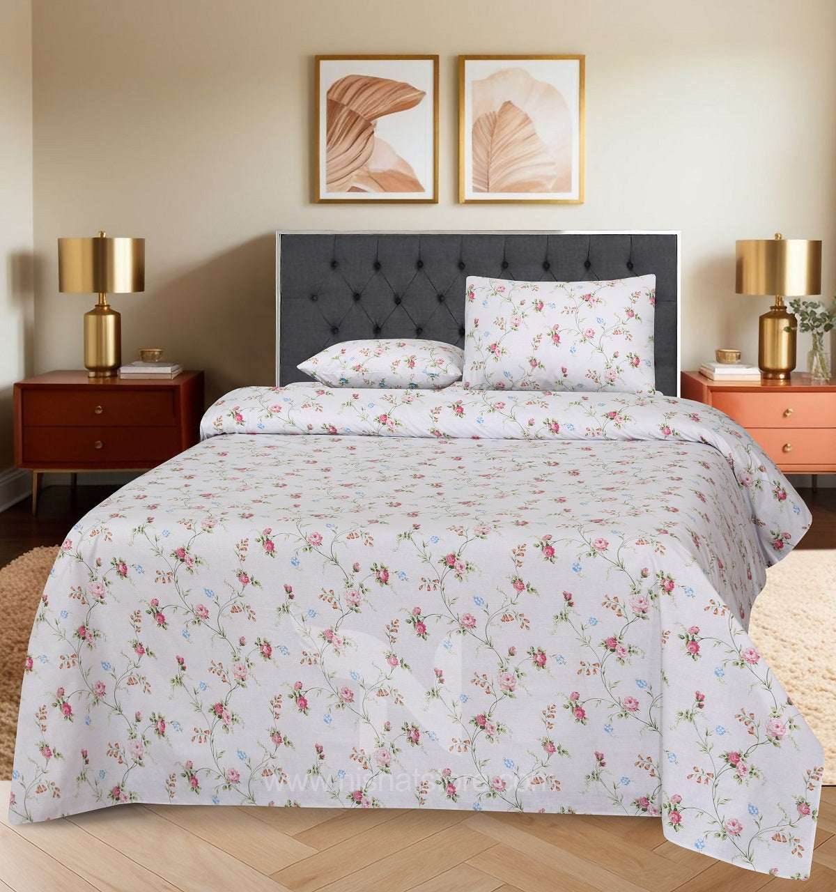Double Bed Sheet Design NC-C 7310 - Nishat Creative Store