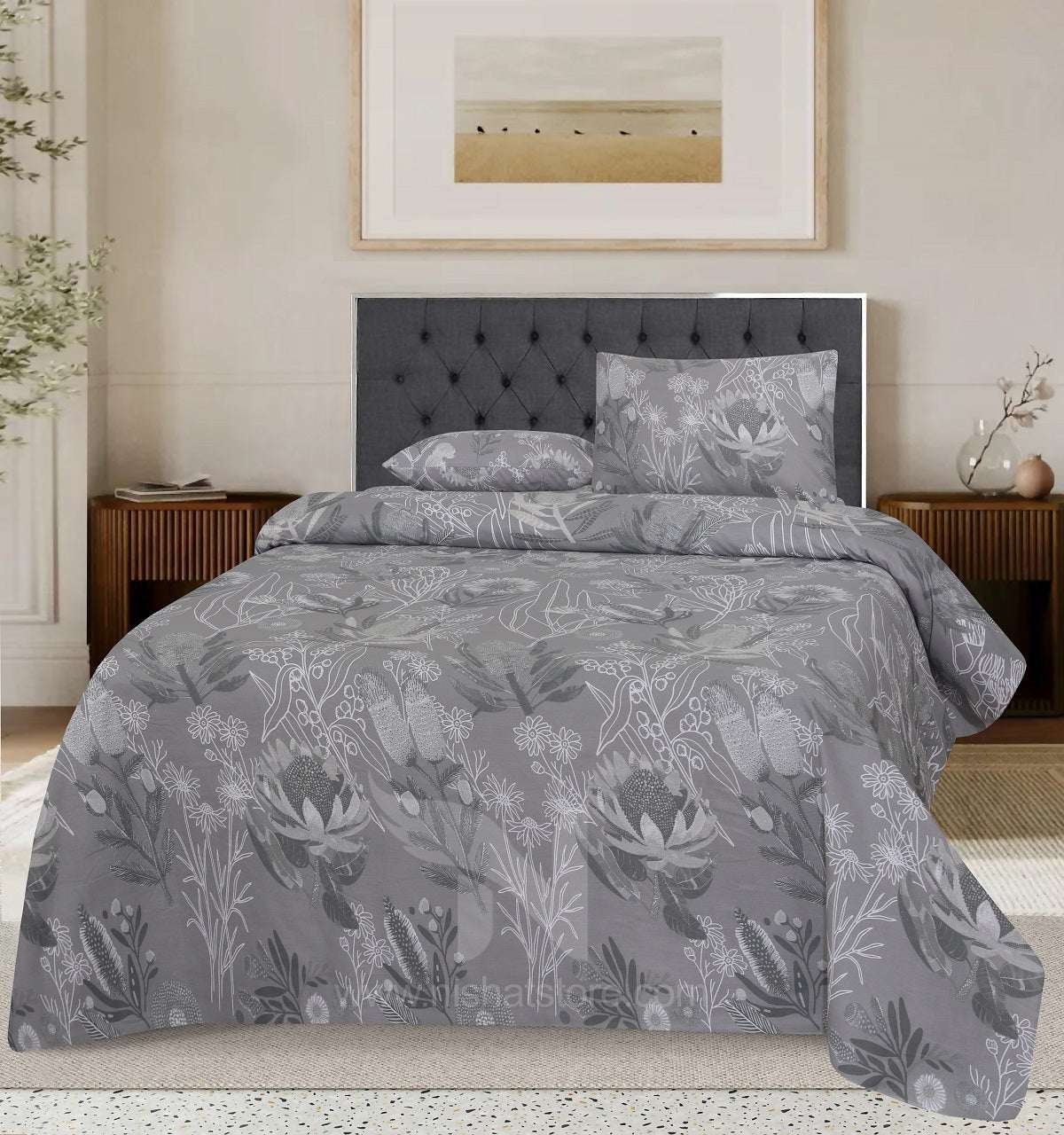 Double Bed Sheet Design NC-C 7324 - Nishat Creative Store