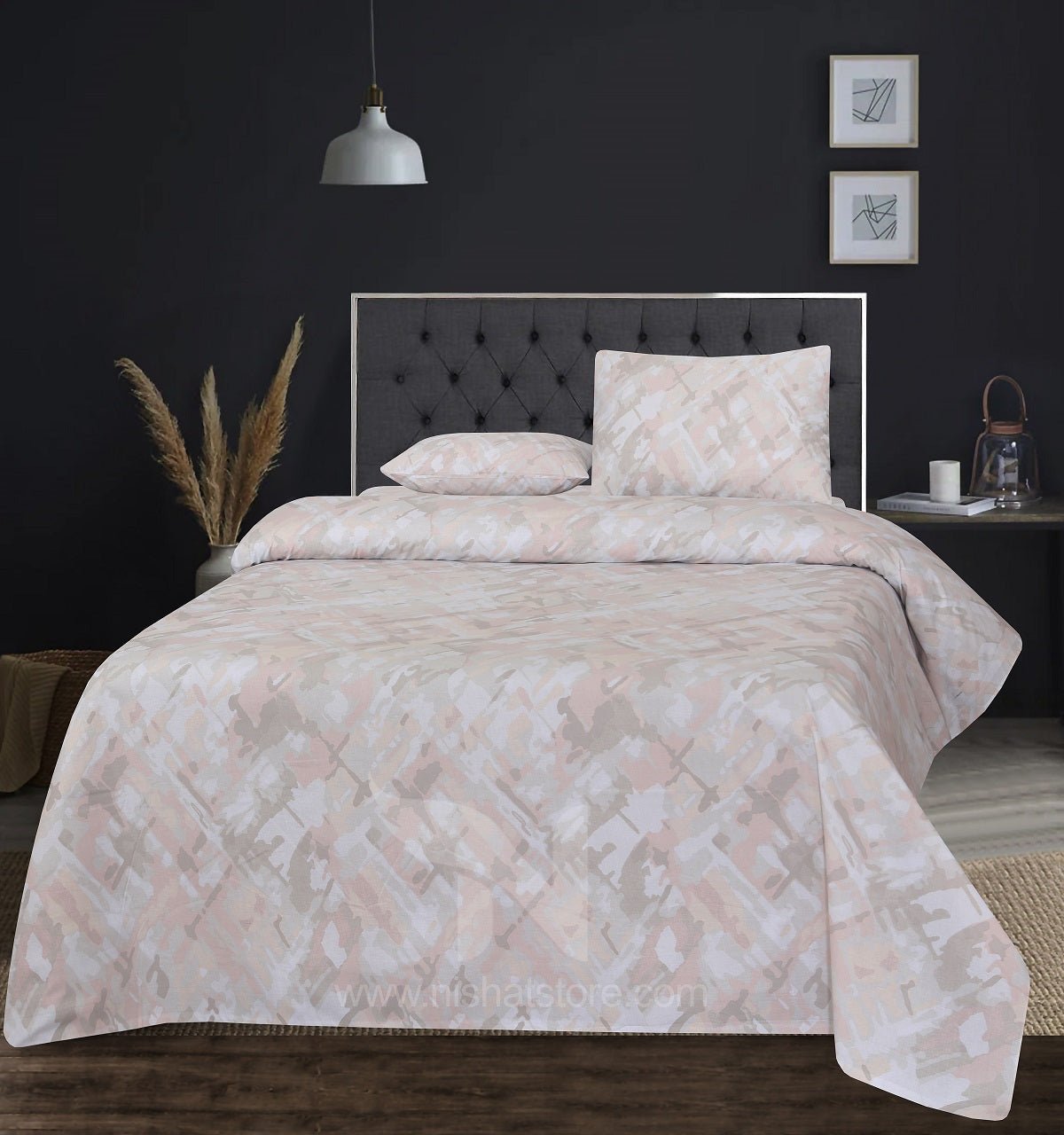 Double Bed Sheet Design NC-C 7446 - Nishat Creative Store