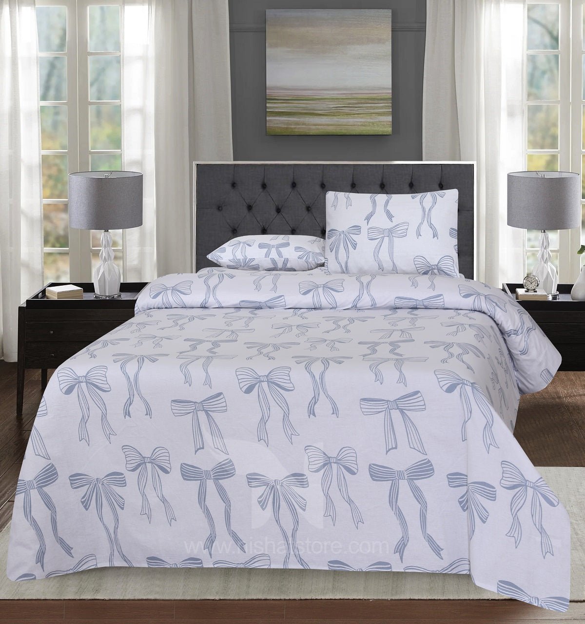 Double Bed Sheet Design NC-C 7458 - Nishat Creative Store