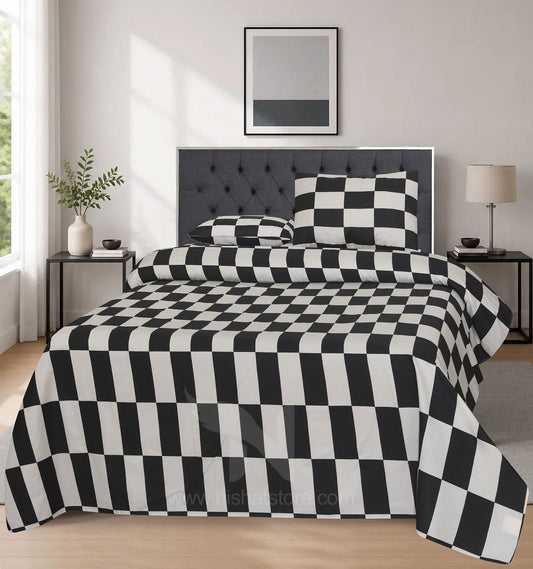 Double Bed Sheet Design NC-C 7465 - Nishat Creative Store
