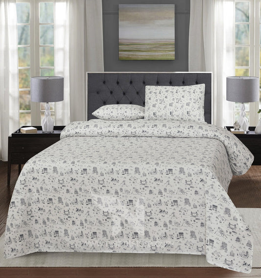 Double Bed Sheet Design NC-C 7472 - Nishat Creative Store