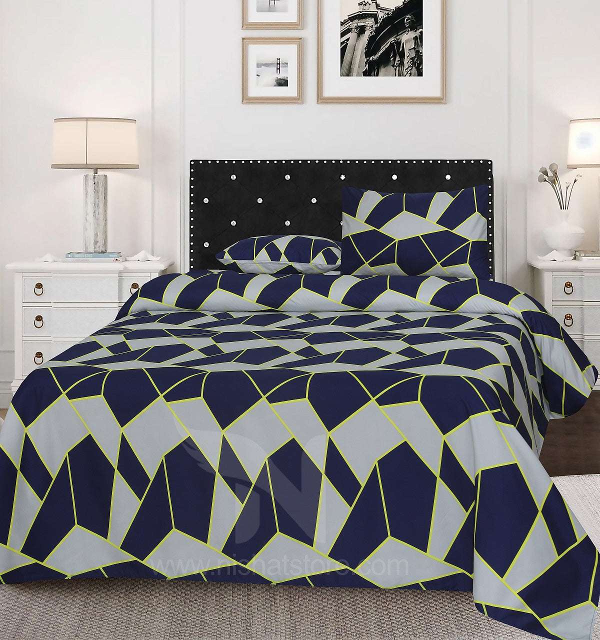 Double Bed Sheet Design NC-M 6061 - Nishat Creative Store