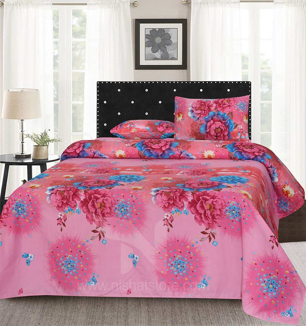 Double Bed Sheet Design NC-M 6064 - Nishat Creative Store