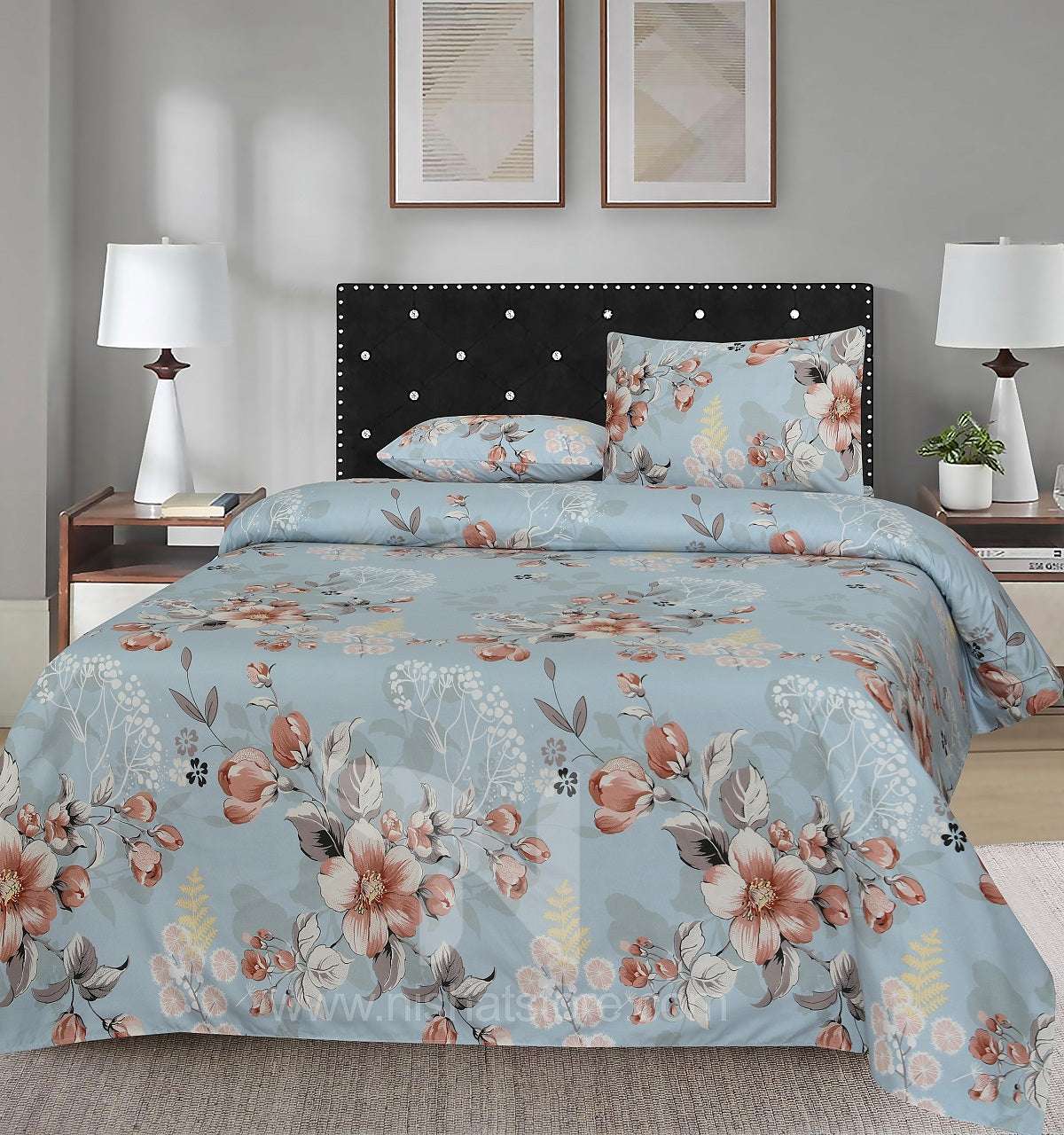 Double Bed Sheet Design NC-M 6066 - Nishat Creative Store