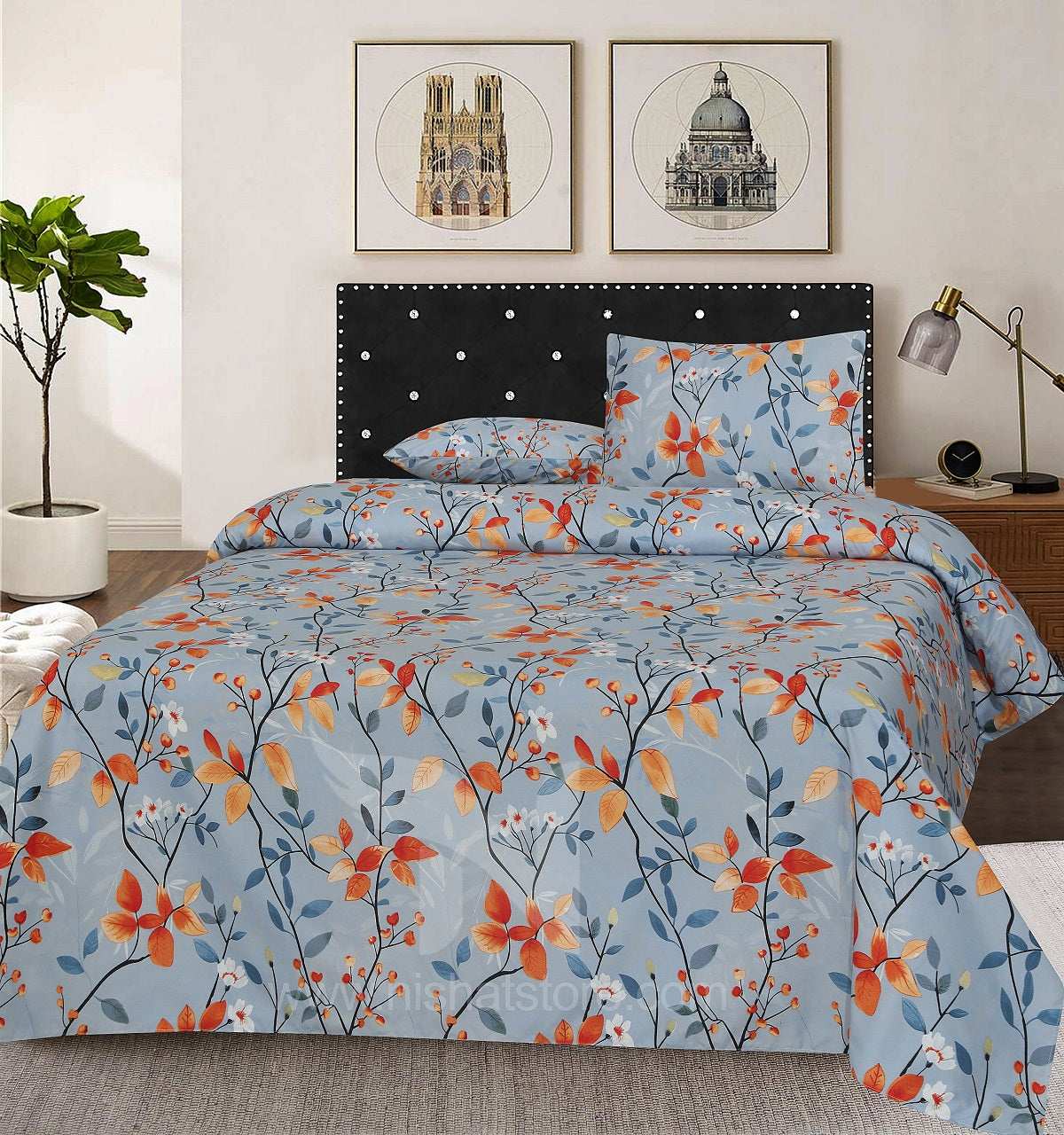 Double Bed Sheet Design NC-M 6069 - Nishat Creative Store