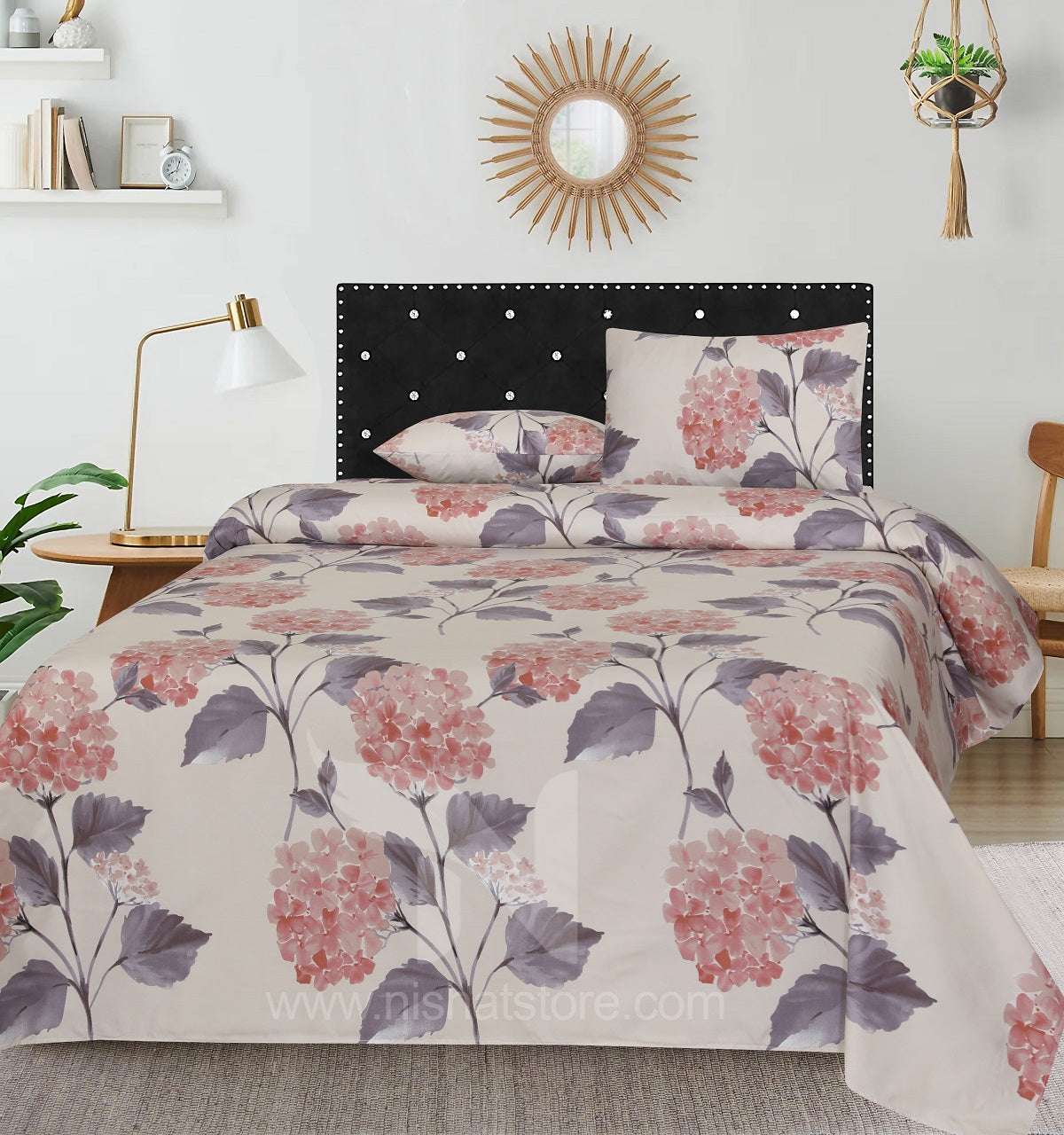 Double Bed Sheet Design NC-M 6096 - Nishat Creative Store