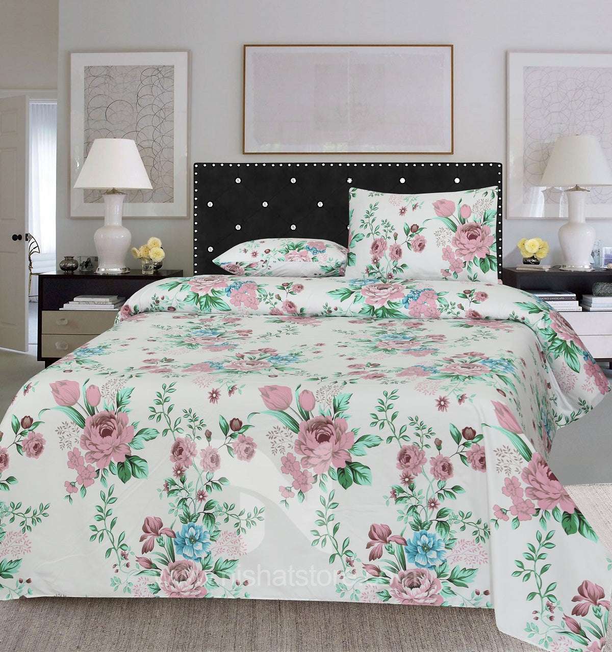 Double Bed Sheet Design NC-M 7002 - Nishat Creative Store