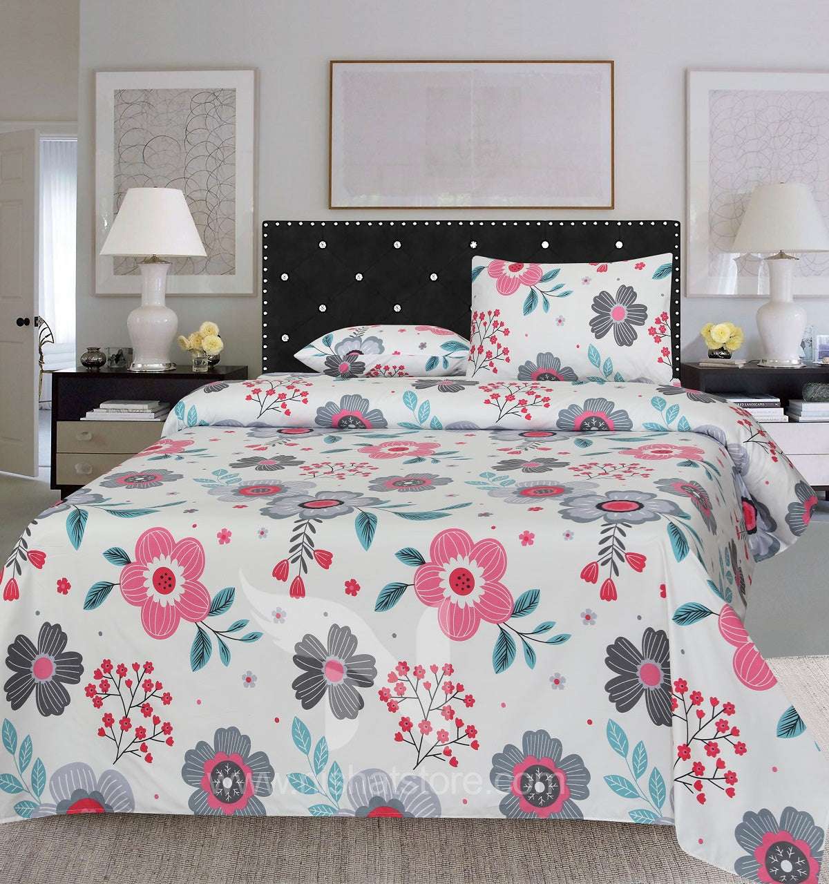 Double Bed Sheet Design NC-M 7003 - Nishat Creative Store