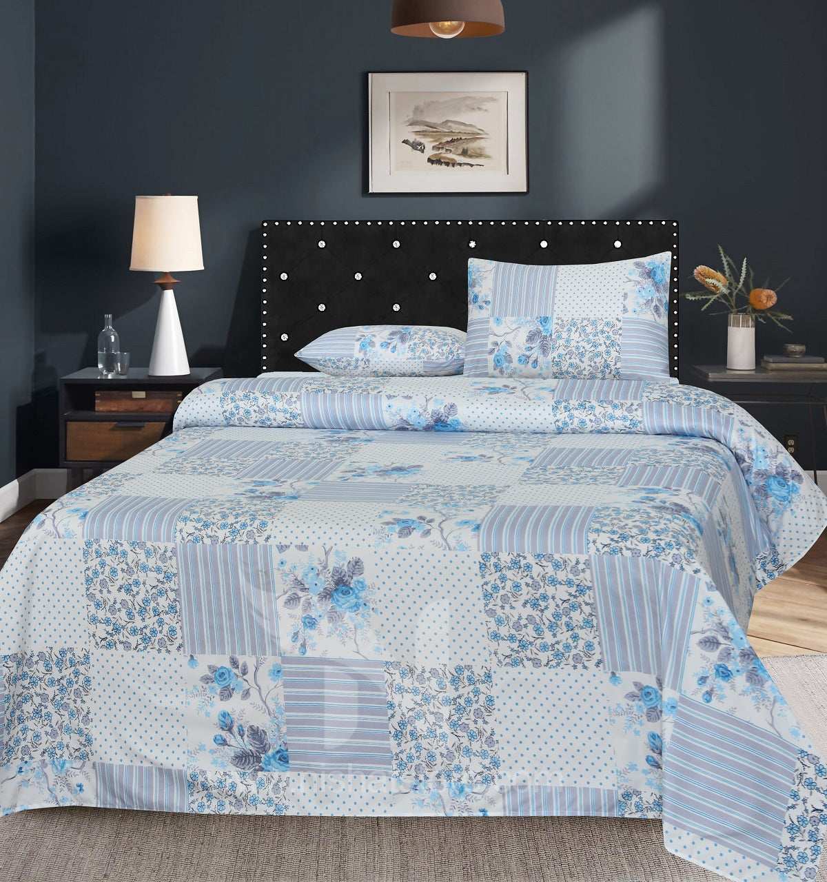 Double Bed Sheet Design NC-M 7010 - Nishat Creative Store