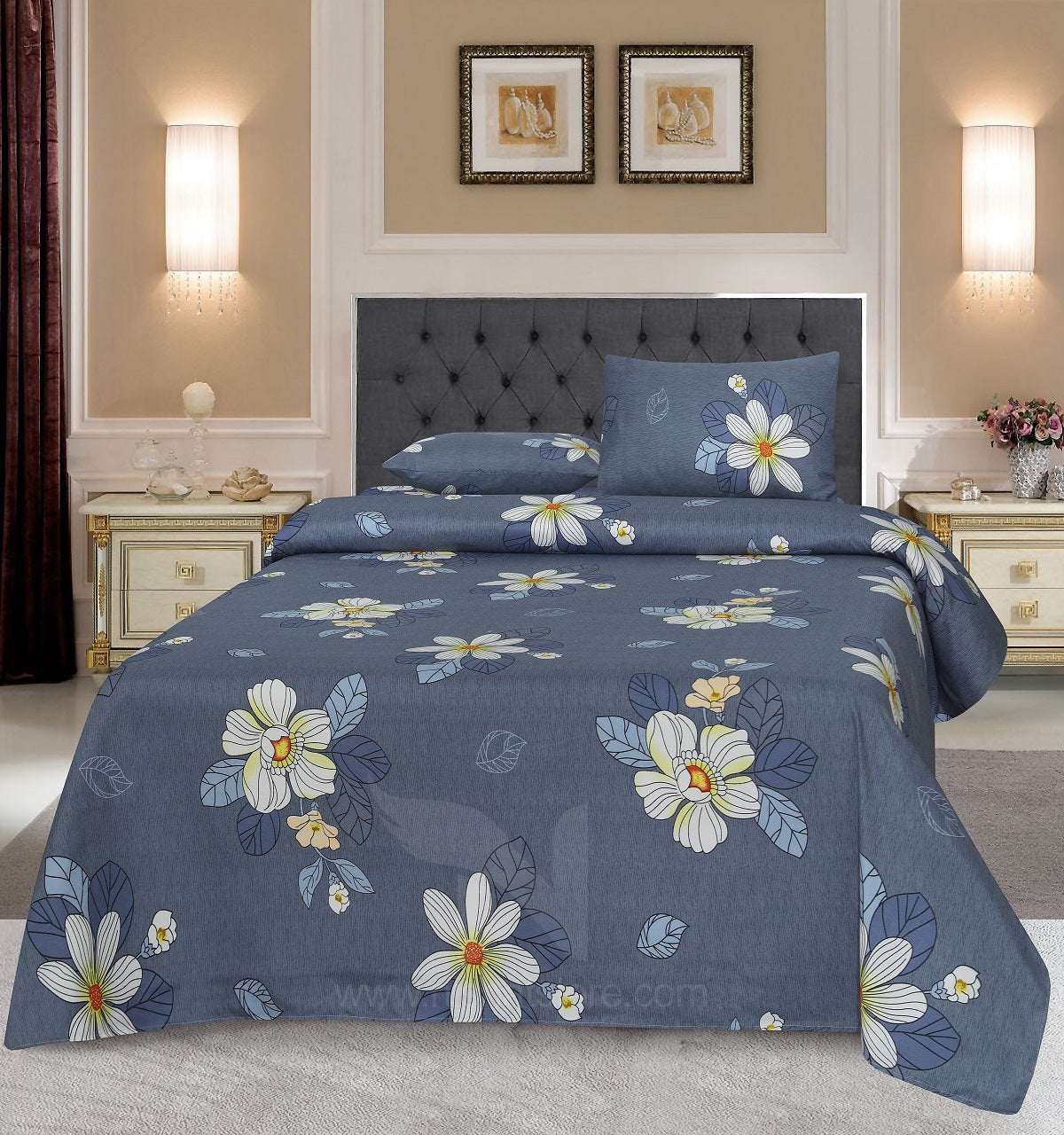 Double Bed Sheet Design NC-M 7077 - Nishat Creative Store