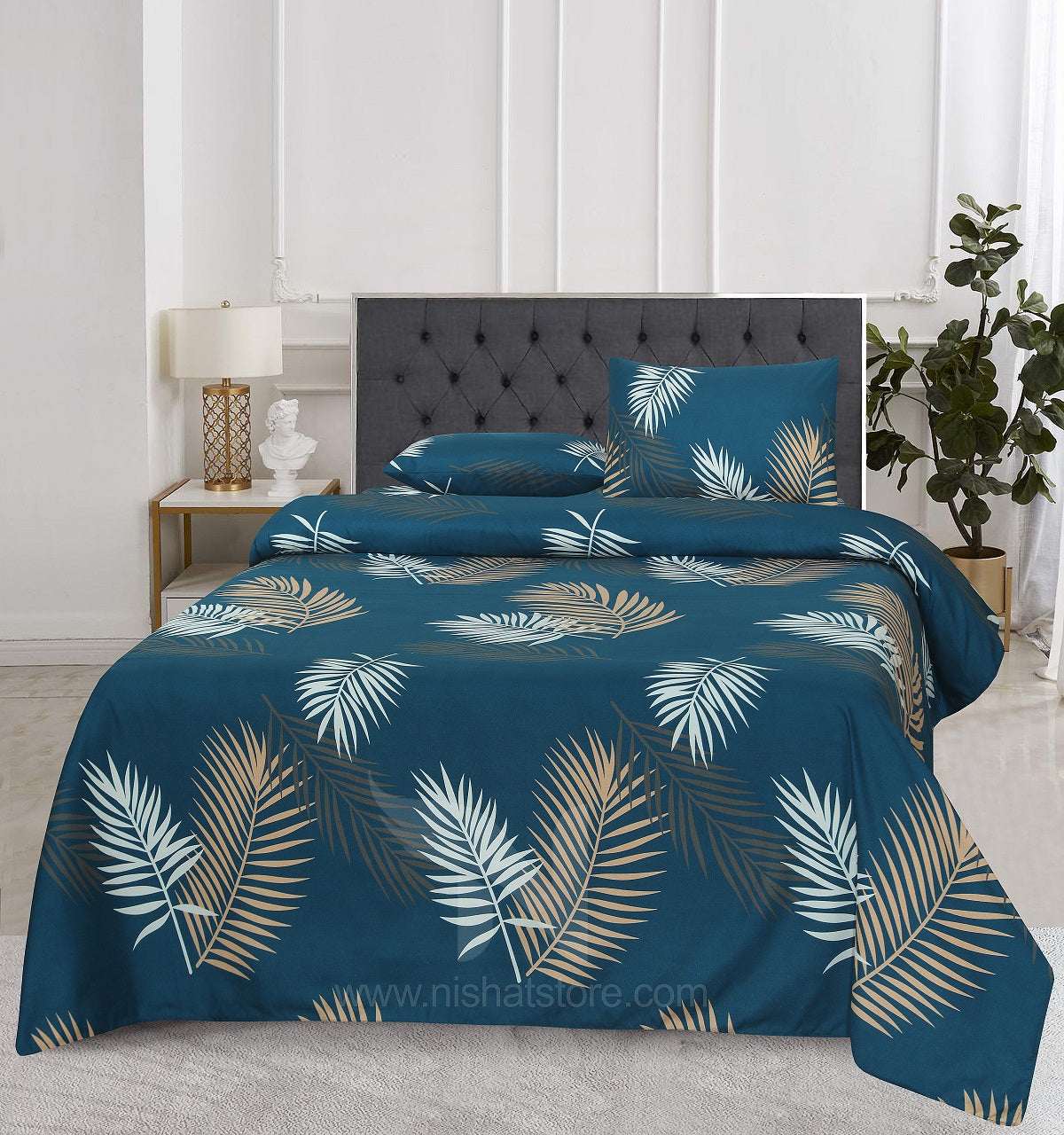 Double Bed Sheet Design NC-M 7084 - Nishat Creative Store