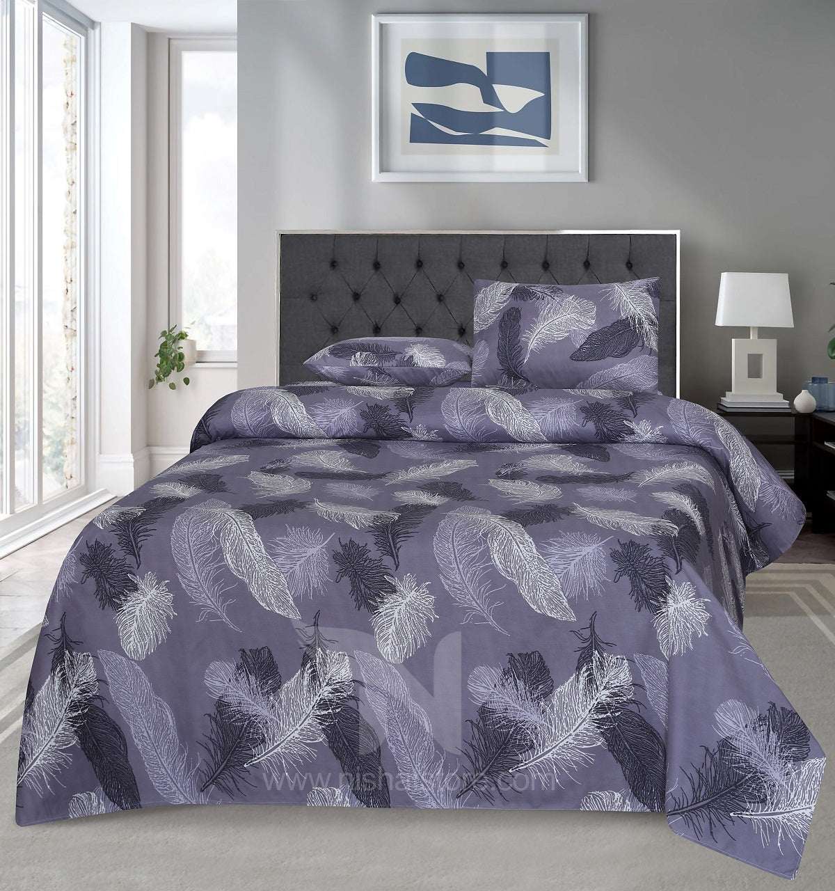 Double Bed Sheet Design NC-M 7198 - Nishat Creative Store