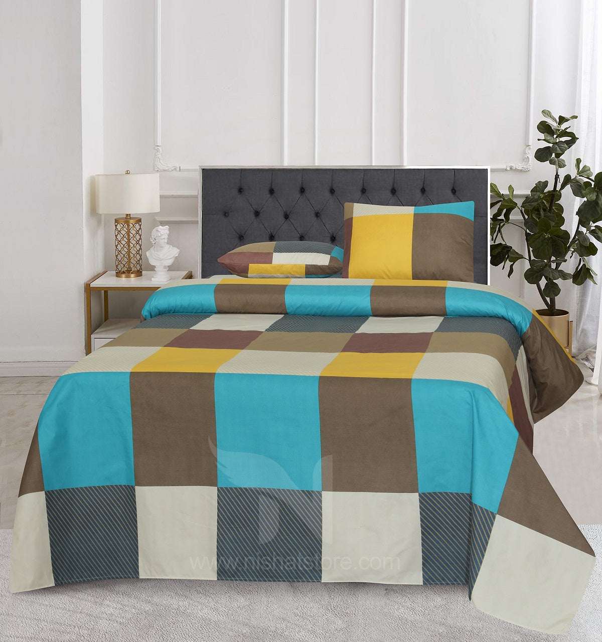 Double Bed Sheet Design NC-M 7202 - Nishat Creative Store