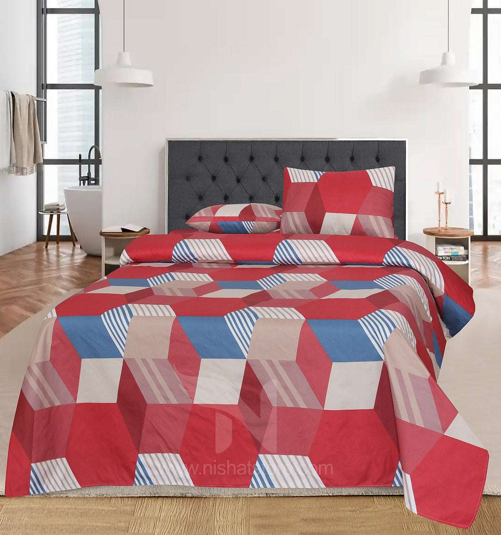 Double Bed Sheet Design NC-M 7210 - Nishat Creative Store