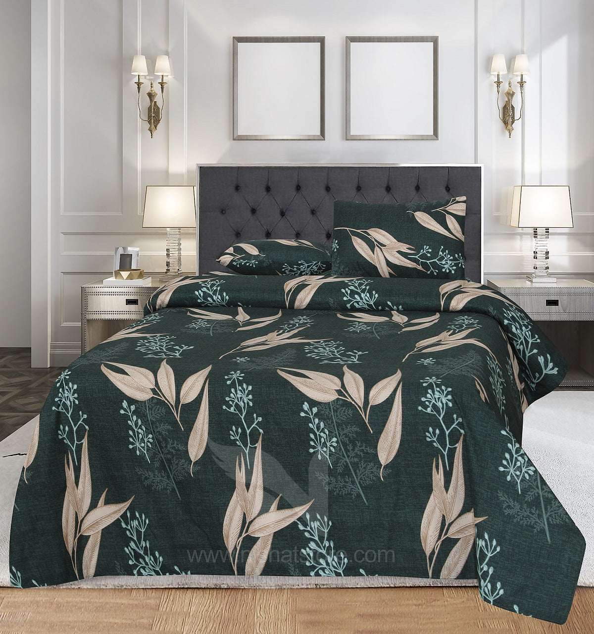Double Bed Sheet Design NC-M 7218 - Nishat Creative Store