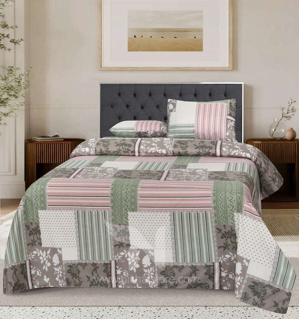 Double Bed Sheet Design NC-M 7256 - Nishat Creative Store