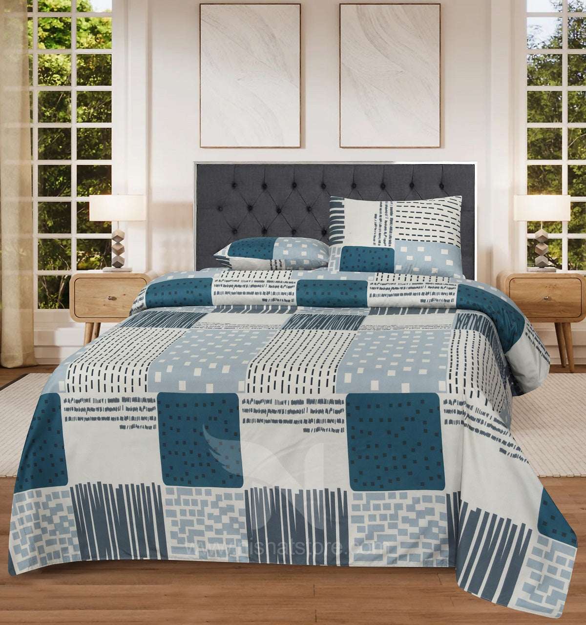 Double Bed Sheet Design NC-M 7261 - Nishat Creative Store
