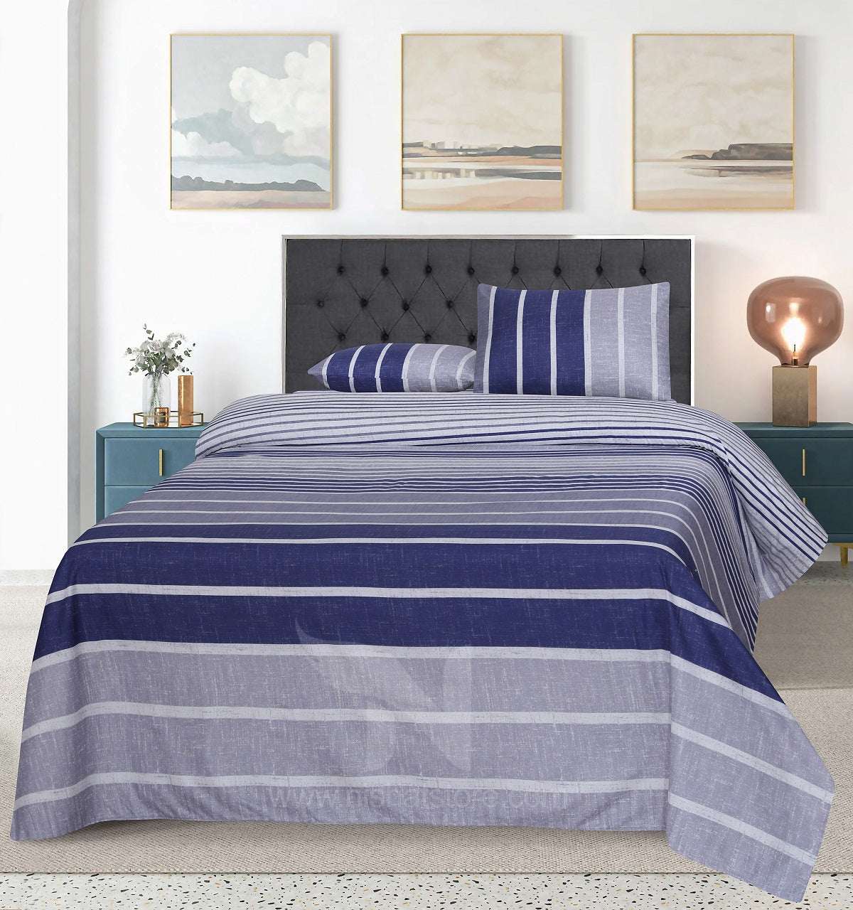 Double Bed Sheet Design NC-M 7266 - Nishat Creative Store