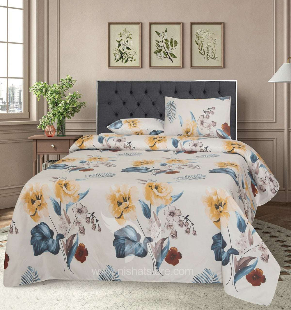 Double Bed Sheet Design NC-M 7345 - Nishat Creative Store