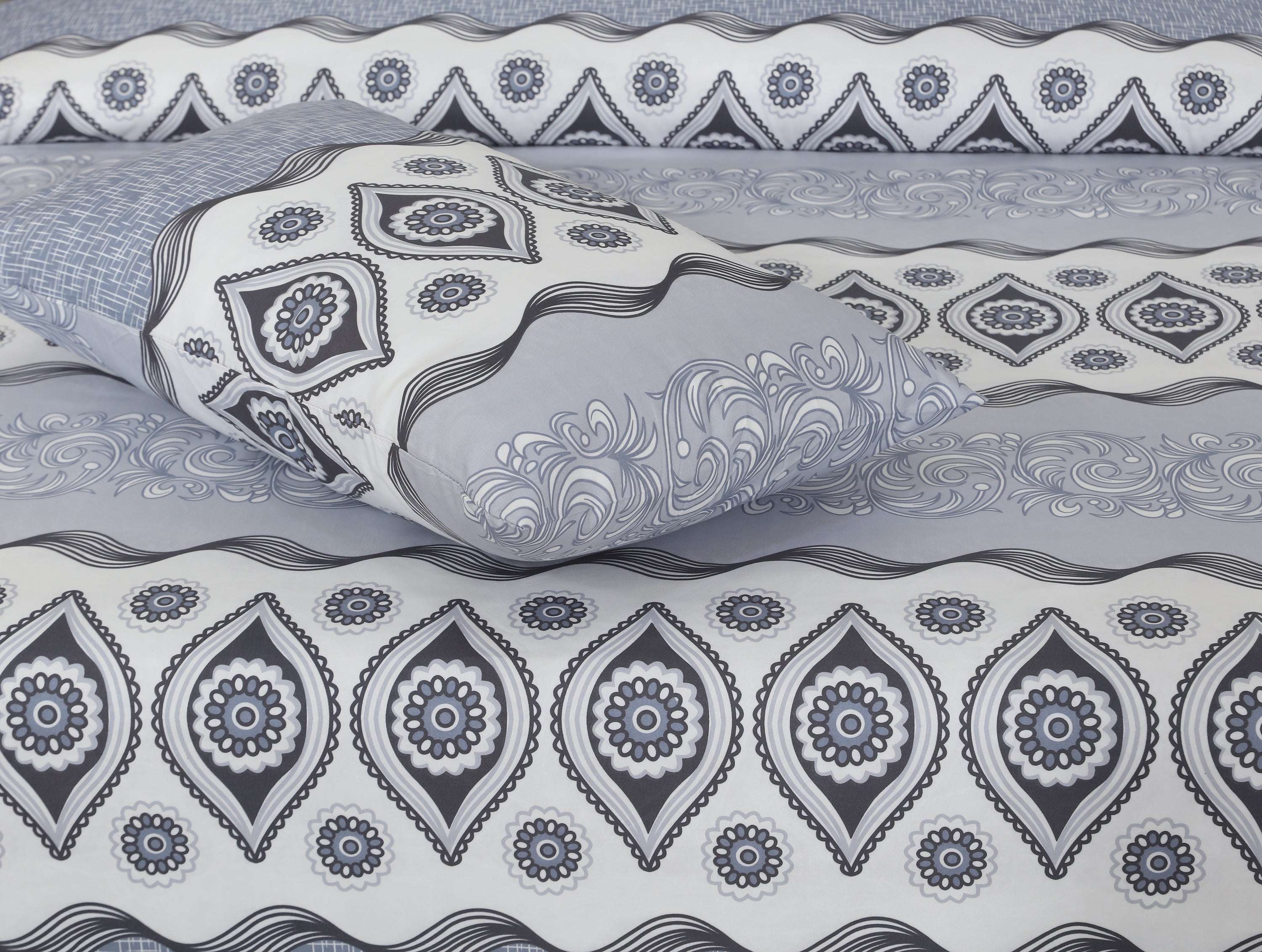 Double Bed Sheet Design NC-M 7352 - Nishat Creative Store