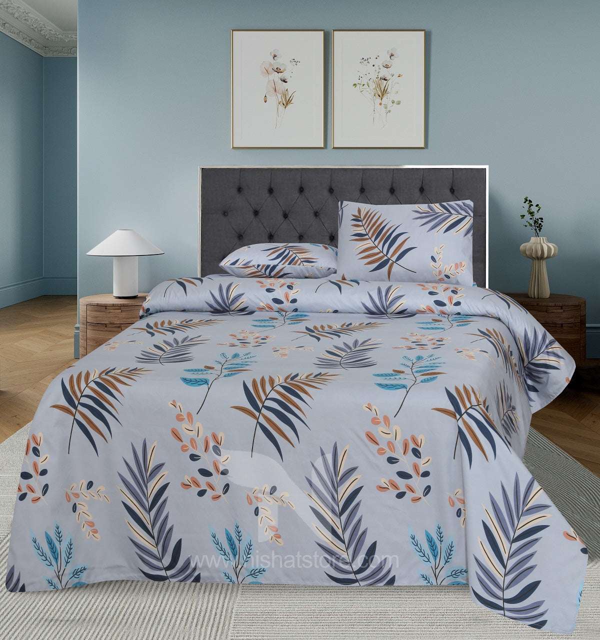 Double Bed Sheet Design NC-M 7357 - Nishat Creative Store