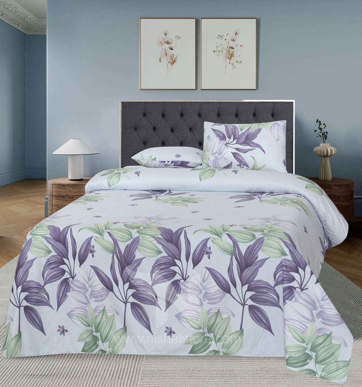 Double Bed Sheet Design NC-M 7366 - Nishat Creative Store